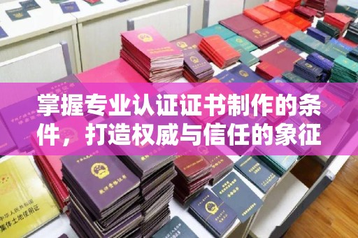 宁强掌握专业认证证书制作的条件，打造权威与信任的象征